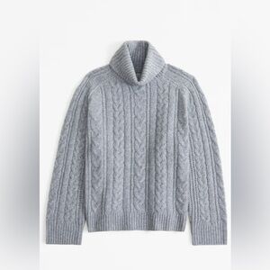 Abercrombie Oversized Blue Knit Sweater